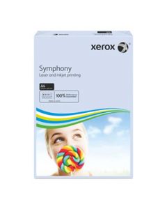 XEROX SYMPHONY PAPER A4 120GSM PASTEL TINTS BLUE (PACK OF 250 SHEETS) 003R91984