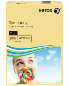 XEROX SYMPHONY PASTEL SALMON A4 80GSM PAPER (PACK OF 500 SHEETS, 1 REAM)