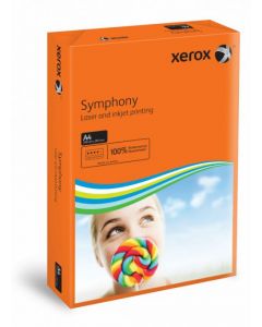 XEROX SYMPHONY A4 ORANGE CARD 160GSM (PACK OF 250 CARDS)3R94276